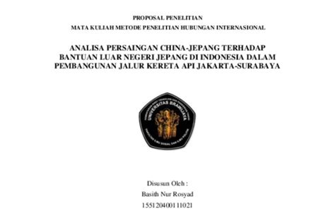 Contoh Judul Proposal Penelitian Kualitatif