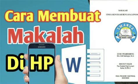 Tips dan Trik untuk Membuat Makalah PDF di HP