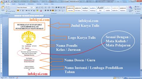 Cara Menggunakan Microsoft Word untuk Membuat Makalah Kuliah