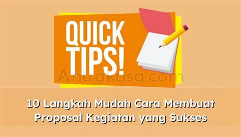 Langkah 4: Membuat Proposal