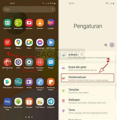 Menggunakan Pengaturan HP Samsung
