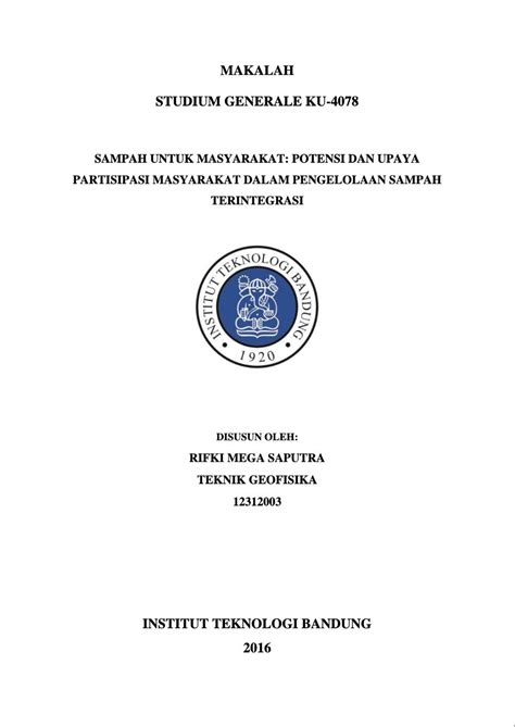 Syarat-Syarat Membuat Makalah ke dalam Format PDF