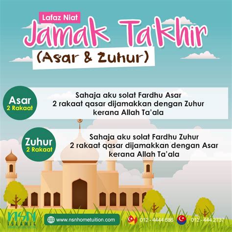 Tata Cara Sholat Jamak Takhir