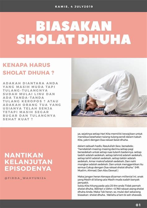 Mengapa Sholat Dhuha?