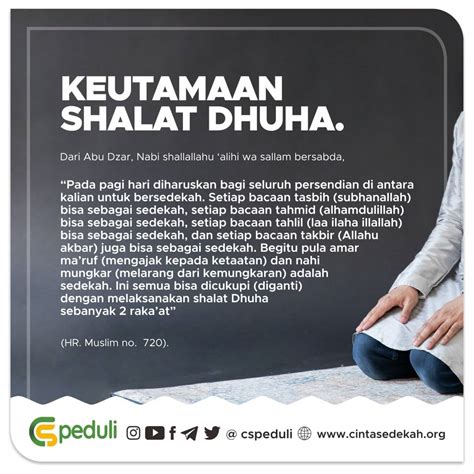 Sejarah dan Keutamaan Sholat Dhuha