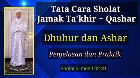 Tata Cara Sholat Jamak Takhir Dhuhur