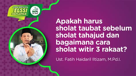 Bagaimana Cara Melakukan Sholat Tahajud dan Witir?