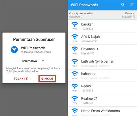 Cara Melihat Password WiFi di HP Samsung menggunakan Kunci Root
